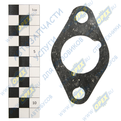 5320-2509157 Прокладка ромбич. 95х55; фвнутр=35; 2отв.ф11, уплотн. корп.механ. блок. 1 внут. вырез; (0.8) Techno Drive